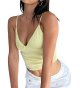Women’s Sleeveless Strappy Croped Tank Tops Going Out Backless Bustier